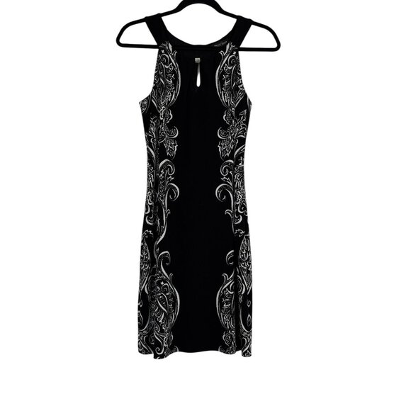White House Black Market Dresses & Skirts - White House Black Market Dress Women's XS Black & White Paisley Print Sleeveless